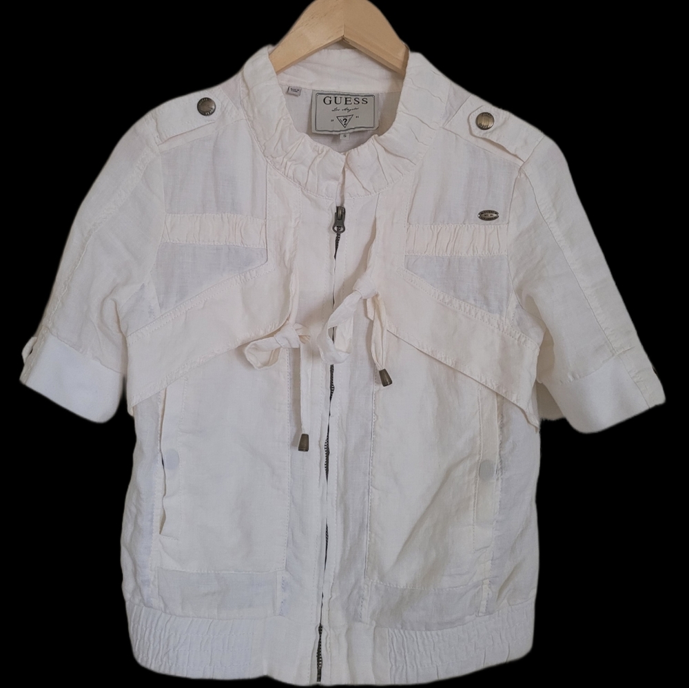 Guess Zipper Top for women size small